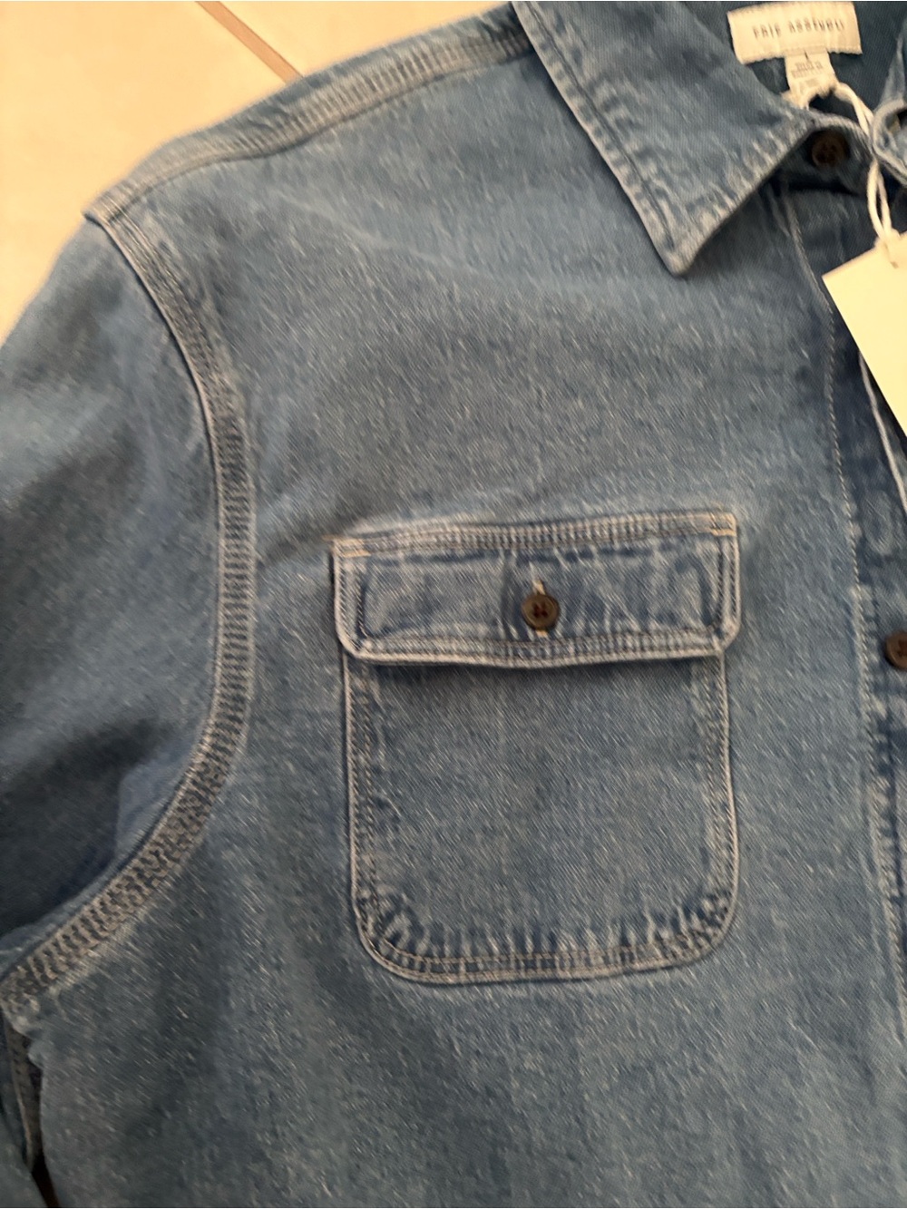 NWT XL men’s heavy denim shirt - Picture 2 of 6
